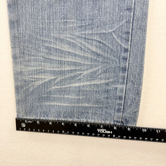 Emcee Y2K Denim Jeans‎ Mens 38X32 Baggy Fit Flap Pockets Vintage Streetwear - Picture 8 of 9